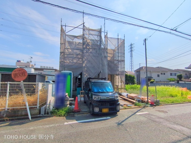 東京都小金井市貫井南町1丁目の新築戸建てシート写真 2025年8月4日撮影