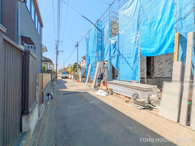 東京都府中市本町２丁目の新築戸建てシート写真 2025年4月8日撮影