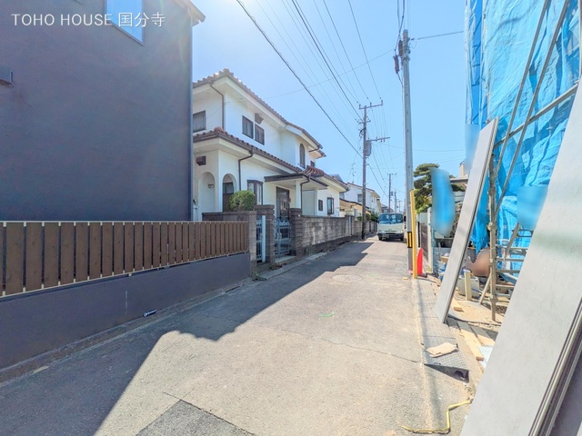 東京都府中市本町２丁目の新築戸建てシート写真 2025年4月8日撮影