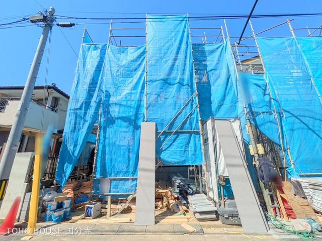 東京都府中市本町２丁目の新築戸建てシート写真 2025年4月8日撮影