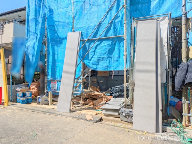 東京都府中市本町２丁目の新築戸建てシート写真 2025年4月8日撮影