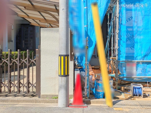 東京都府中市本町２丁目の新築戸建てシート写真 2025年4月8日撮影