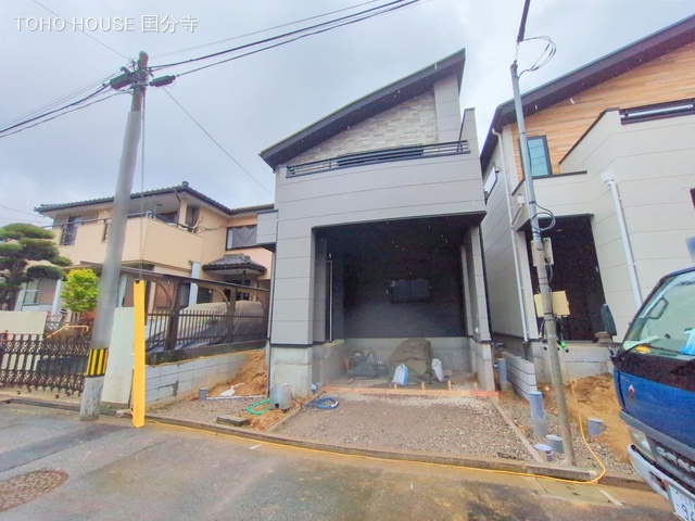 東京都府中市本町２丁目の新築戸建て外構写真 2025年5月1日撮影