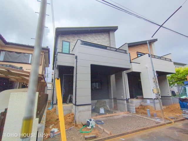 東京都府中市本町２丁目の新築戸建て外構写真 2025年5月1日撮影