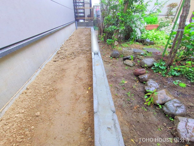 東京都府中市本町２丁目の新築戸建て外構写真 2025年5月1日撮影