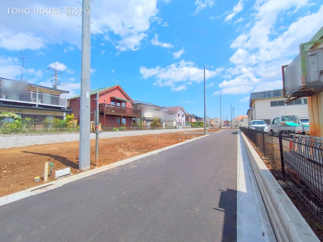東京都府中市四谷4丁目の新築戸建て更地・土地写真 2025年4月28日撮影