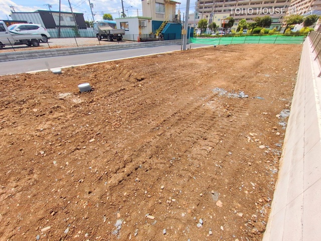 東京都府中市四谷4丁目の新築戸建て更地・土地写真 2025年4月28日撮影