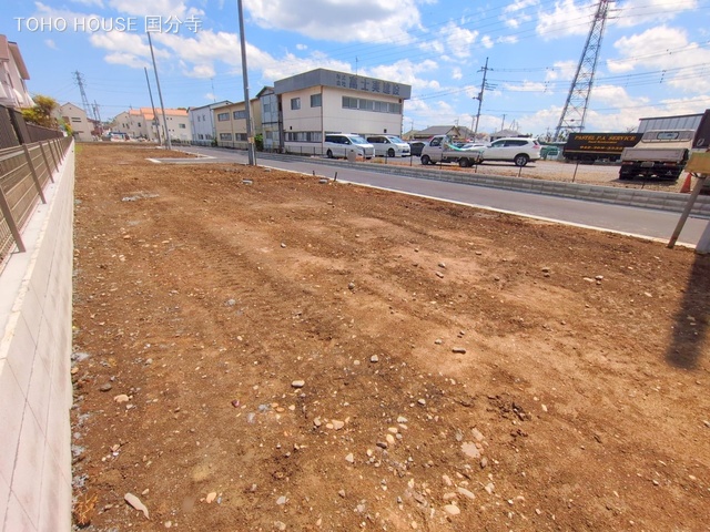 東京都府中市四谷4丁目の新築戸建て更地・土地写真 2025年4月28日撮影