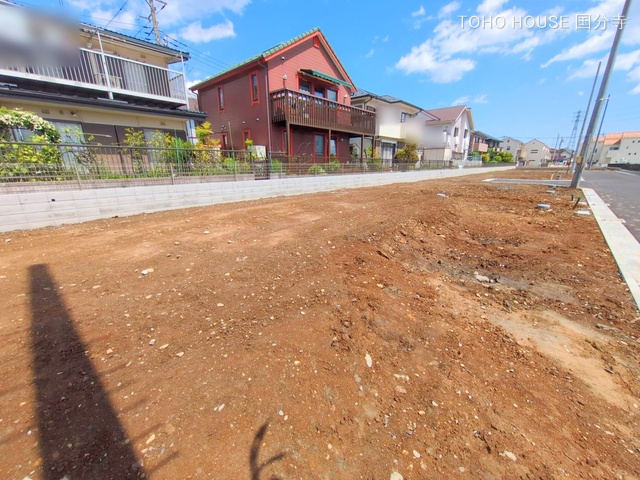 東京都府中市四谷4丁目の新築戸建て更地・土地写真 2025年4月28日撮影