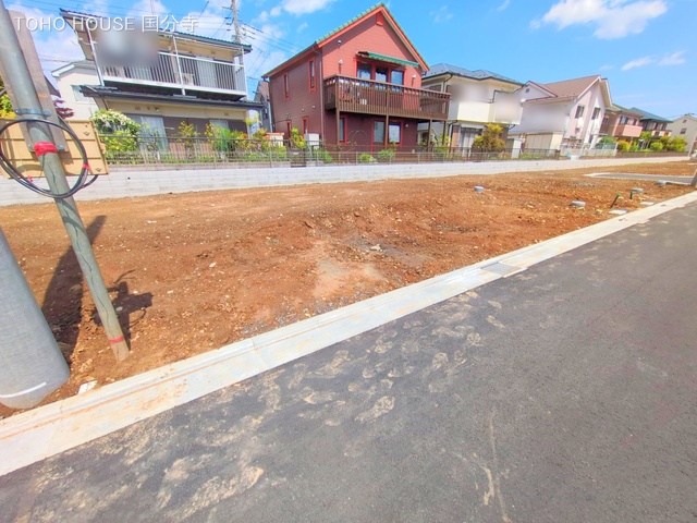 東京都府中市四谷4丁目の新築戸建て更地・土地写真 2025年4月28日撮影