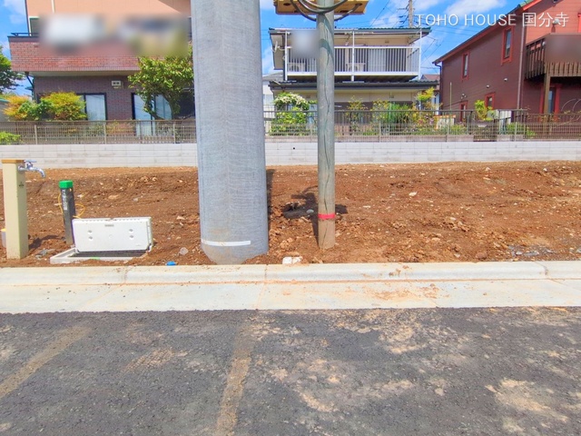 東京都府中市四谷4丁目の新築戸建て更地・土地写真 2025年4月28日撮影