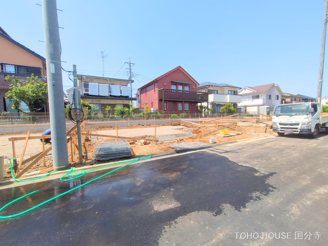 東京都府中市四谷4丁目の新築戸建て基礎写真 2025年5月19日撮影