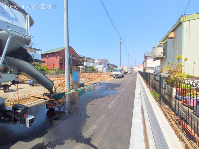 東京都府中市四谷4丁目の新築戸建て基礎写真 2025年5月19日撮影