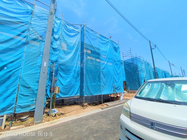 東京都府中市四谷4丁目の新築戸建て上棟写真 2025年6月18日撮影