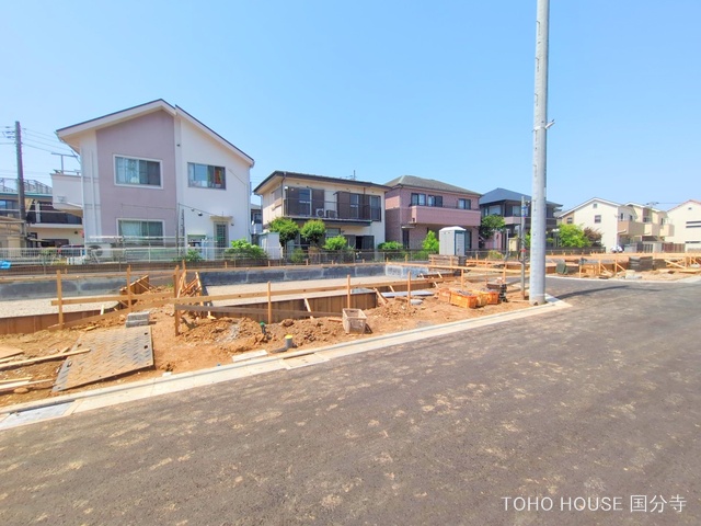 東京都府中市四谷4丁目の新築戸建て基礎写真 2025年5月19日撮影