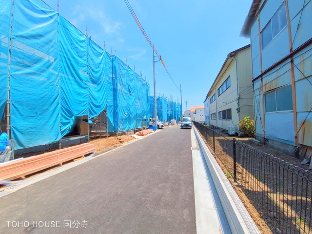 東京都府中市四谷4丁目の新築戸建て上棟写真 2025年6月18日撮影