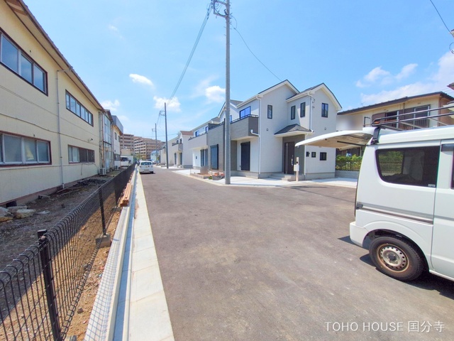 東京都府中市四谷4丁目の新築戸建て外構写真 2025年8月19日撮影