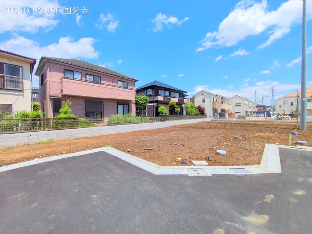 東京都府中市四谷4丁目の新築戸建て更地・土地写真 2025年4月28日撮影