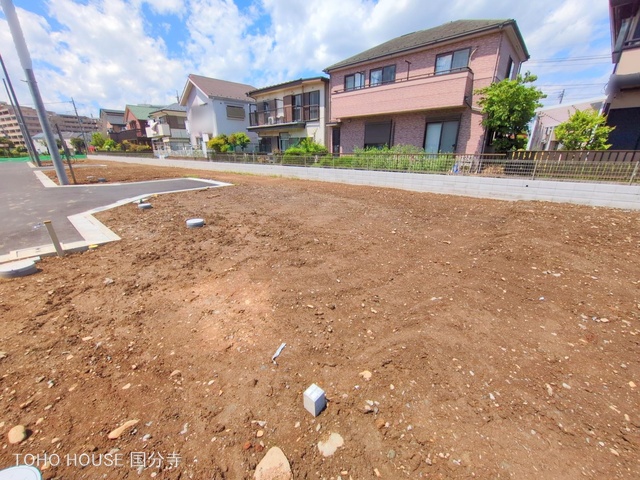 東京都府中市四谷4丁目の新築戸建て更地・土地写真 2025年4月28日撮影
