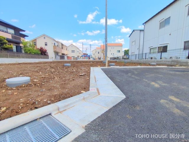 東京都府中市四谷4丁目の新築戸建て更地・土地写真 2025年4月28日撮影