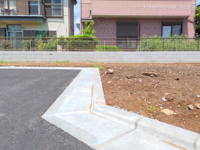 東京都府中市四谷4丁目の新築戸建て更地・土地写真 2025年4月28日撮影