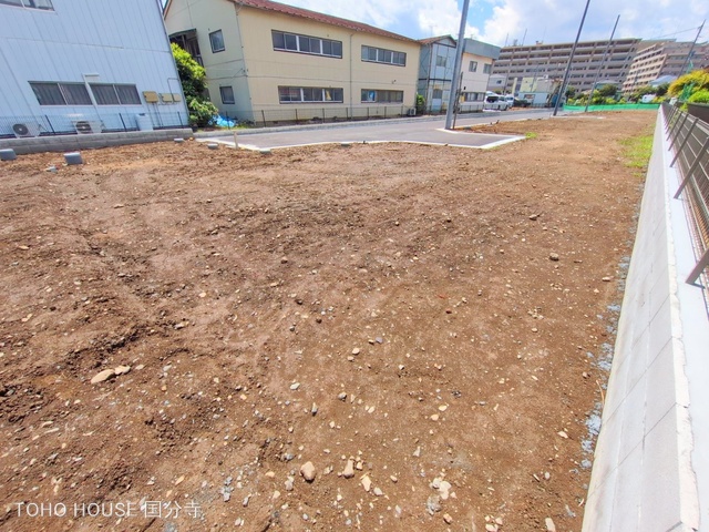 東京都府中市四谷4丁目の新築戸建て更地・土地写真 2025年4月28日撮影