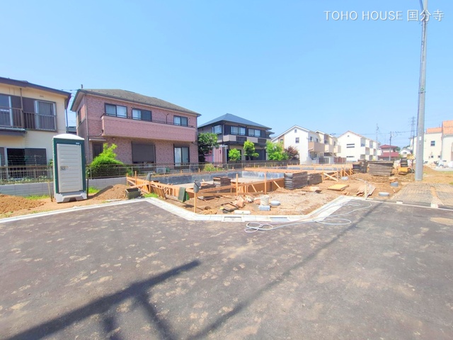 東京都府中市四谷4丁目の新築戸建て基礎写真 2025年5月19日撮影