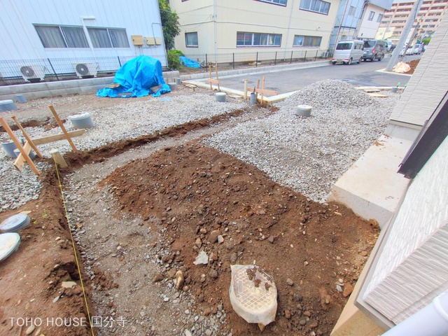 東京都府中市四谷4丁目の新築戸建て外構写真 2025年7月15日撮影