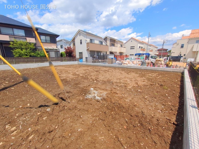 東京都府中市四谷4丁目の新築戸建て更地・土地写真 2025年4月28日撮影
