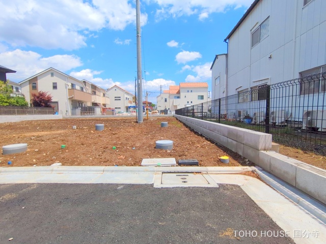 東京都府中市四谷4丁目の新築戸建て更地・土地写真 2025年4月28日撮影