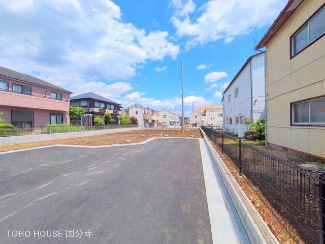 東京都府中市四谷4丁目の新築戸建て更地・土地写真 2025年4月28日撮影