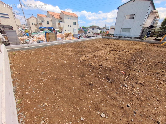 東京都府中市四谷4丁目の新築戸建て更地・土地写真 2025年4月28日撮影