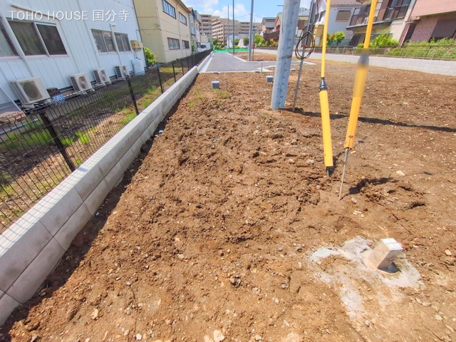 東京都府中市四谷4丁目の新築戸建て更地・土地写真 2025年4月28日撮影