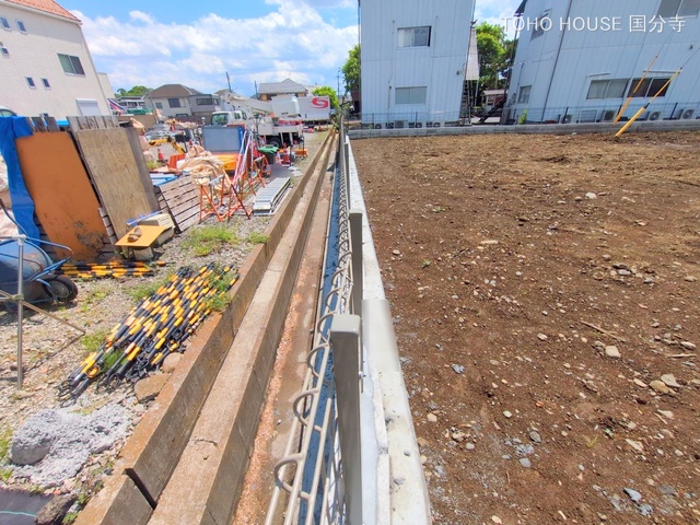 東京都府中市四谷4丁目の新築戸建て更地・土地写真 2025年4月28日撮影