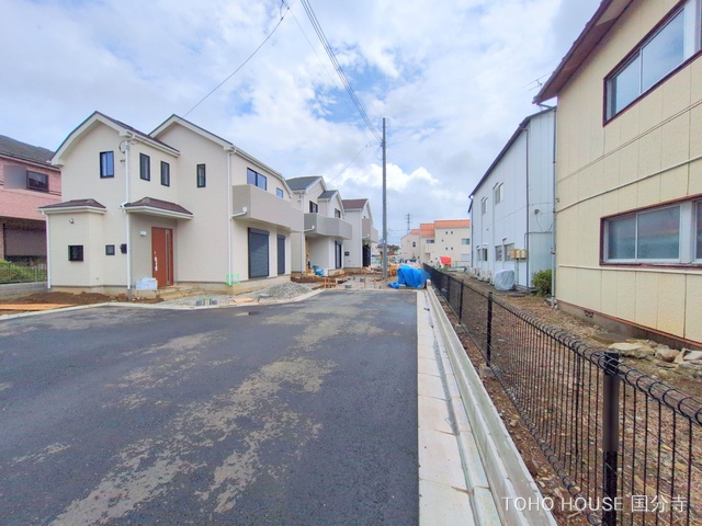 東京都府中市四谷4丁目の新築戸建て外構写真 2025年7月15日撮影