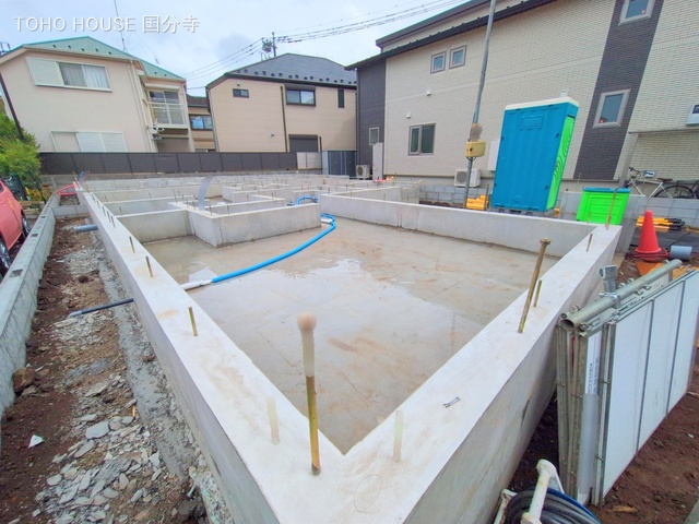 東京都国分寺市東元町1丁目の新築戸建て基礎写真 2025年7月14日撮影