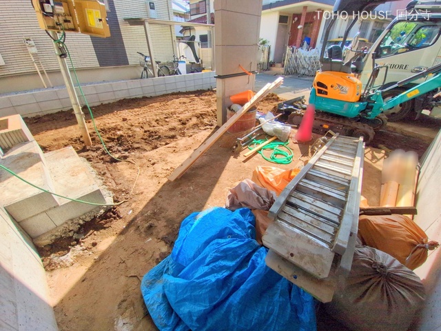 東京都国分寺市東元町1丁目の新築戸建て外構写真 2025年9月15日撮影