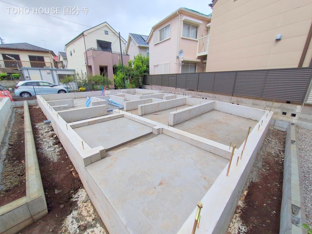 東京都国分寺市東元町1丁目の新築戸建て基礎写真 2025年7月14日撮影