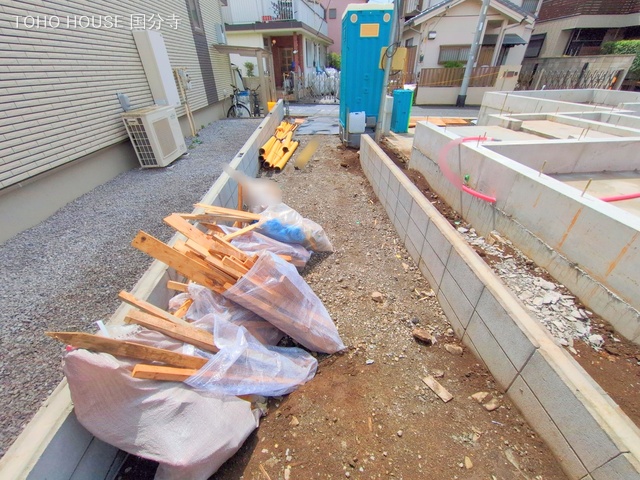東京都国分寺市東元町1丁目の新築戸建て基礎写真 2025年7月14日撮影