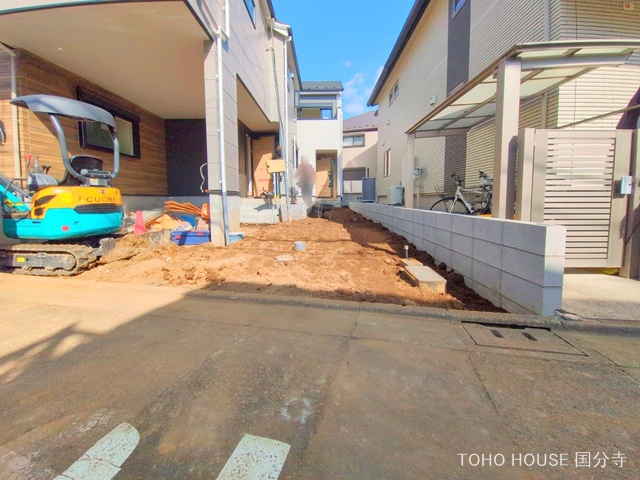 東京都国分寺市東元町1丁目の新築戸建て外構写真 2025年9月15日撮影