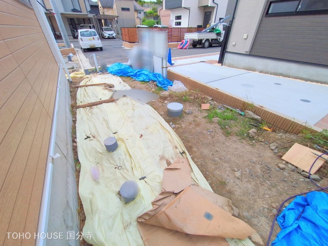 東京都府中市四谷4丁目の新築戸建て外構写真 2025年9月29日撮影