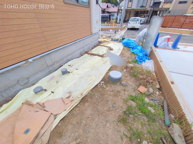 東京都府中市四谷4丁目の新築戸建て外構写真 2025年9月29日撮影
