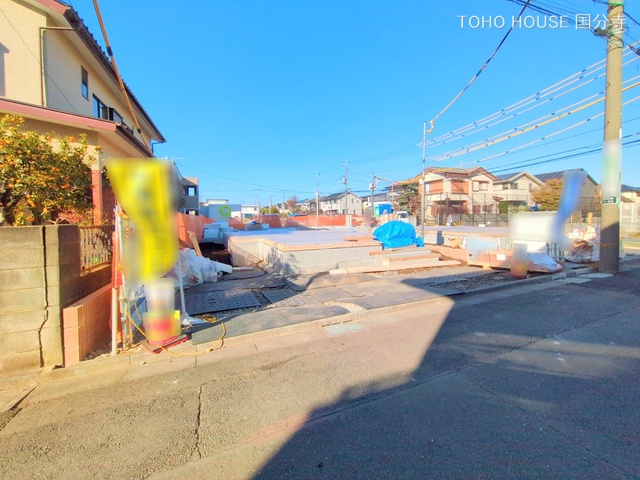 東京都府中市朝日町１丁目の新築戸建て上棟写真 2025年12月22日撮影