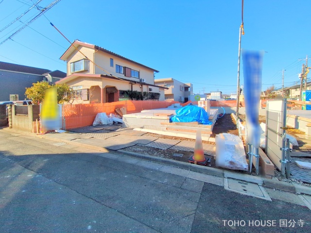 東京都府中市朝日町１丁目の新築戸建て上棟写真 2025年12月22日撮影