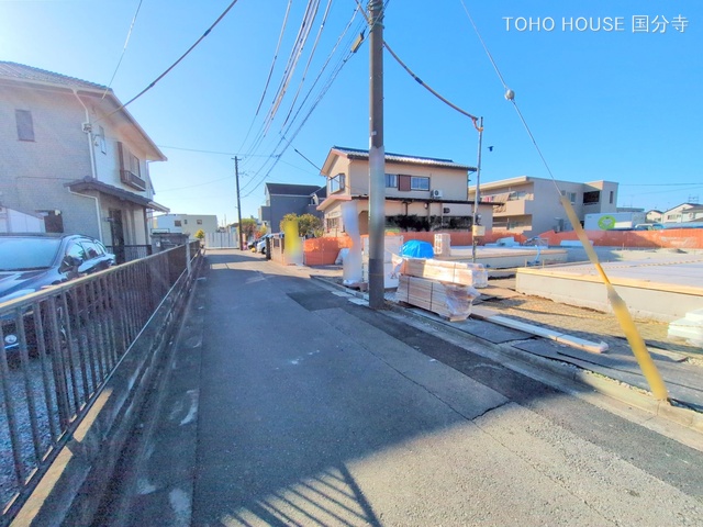 東京都府中市朝日町１丁目の新築戸建て上棟写真 2025年12月22日撮影