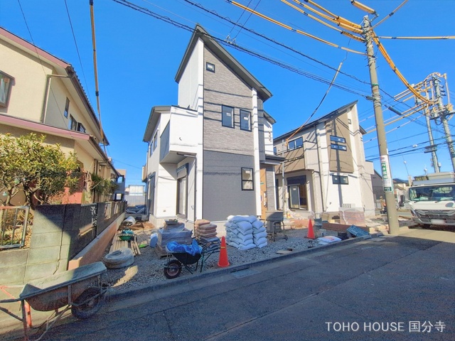 東京都府中市朝日町１丁目の新築戸建て外構写真 2026年2月18日撮影