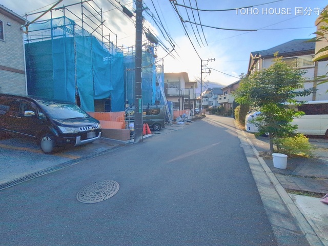 東京都府中市是政１丁目の新築戸建て上棟写真 2026年1月7日撮影