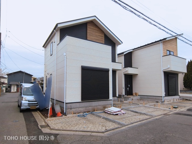 東京都府中市朝日町1丁目の新築戸建て外構写真 2026年3月1日撮影