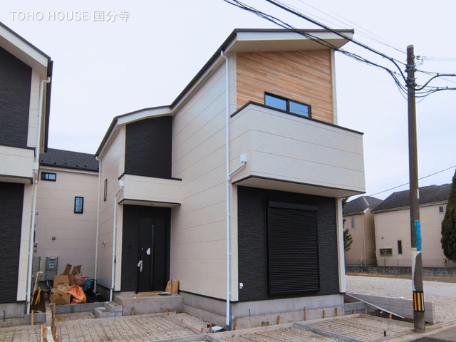 東京都府中市朝日町1丁目の新築戸建て外構写真 2026年3月1日撮影