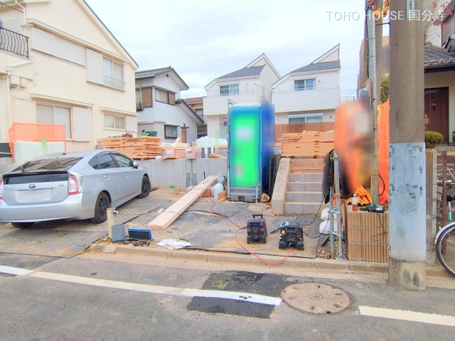 東京都府中市小柳町５丁目の新築戸建て上棟写真 2025年12月18日撮影